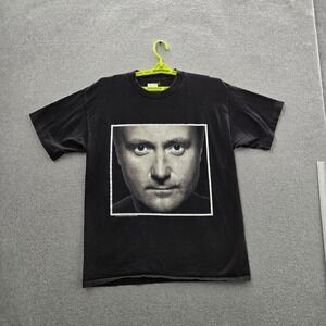 VINTAGE Phil Collins Men Shirt XL Black 94 Concert Both Sides Tour Tee